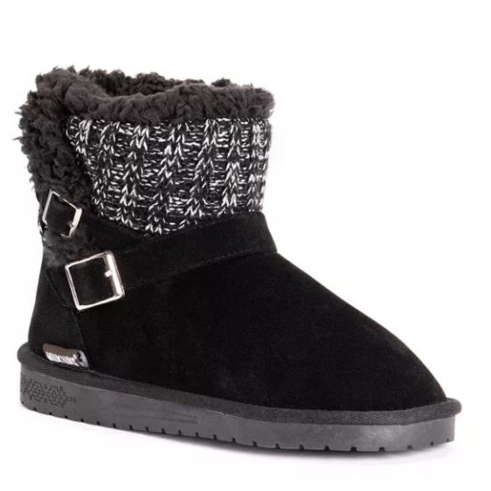 MUK LUKS Black Alyx New w Tags - Picture 1 of 5